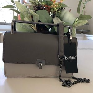 New!Botkier Lennox Crossbody Bag Pewter Combo.
